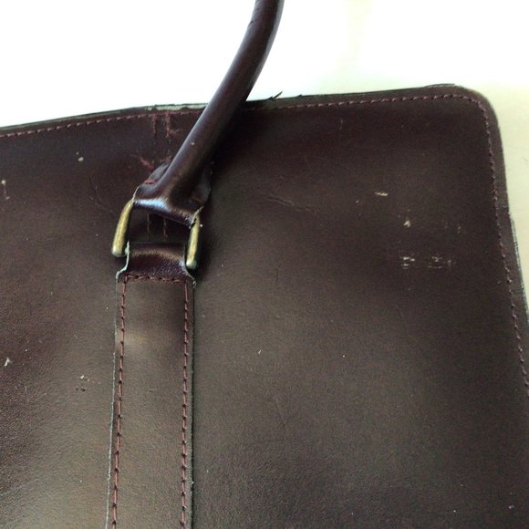 Leather Briefcase / Travel Bag - Picture 13 of 14